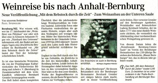 Pressebeitrag MZ